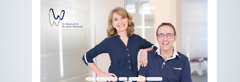 Praxiswebseite Dr. Wasmuth & Dr. Stern-Wasmuth