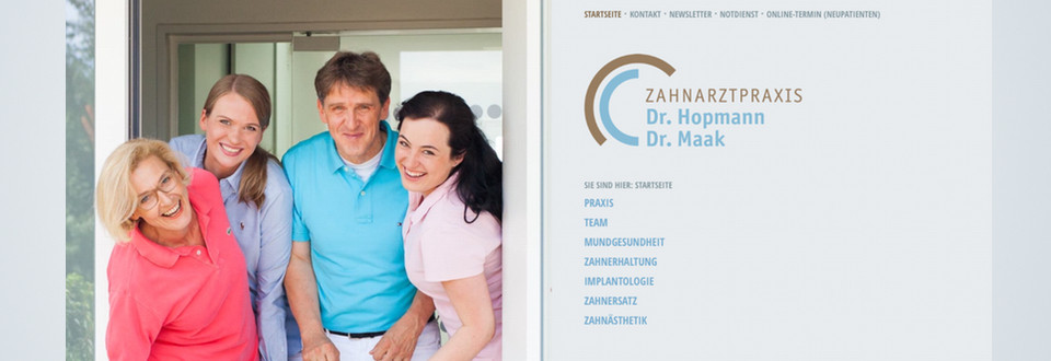 Praxiswebseite Hopmann-Maak