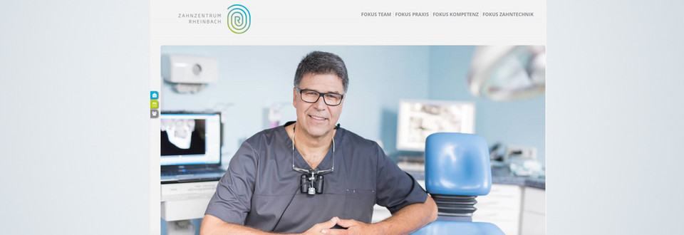 Praxiswebseite Zahnzentrum Rheinbach