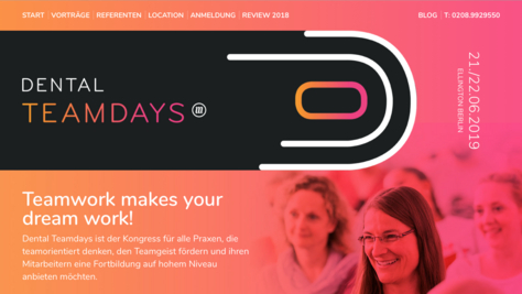 Website Dental Teamdays