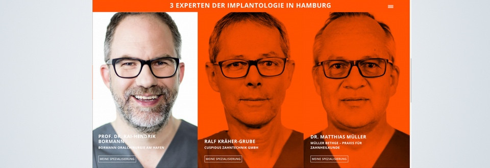 Website Implantologie Hoch3