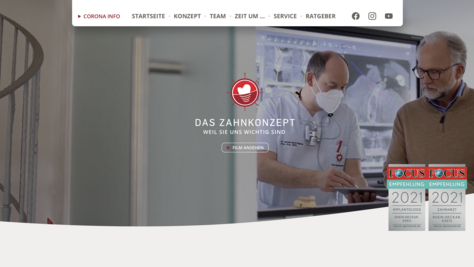 Neue Website Das Zahnkonzept